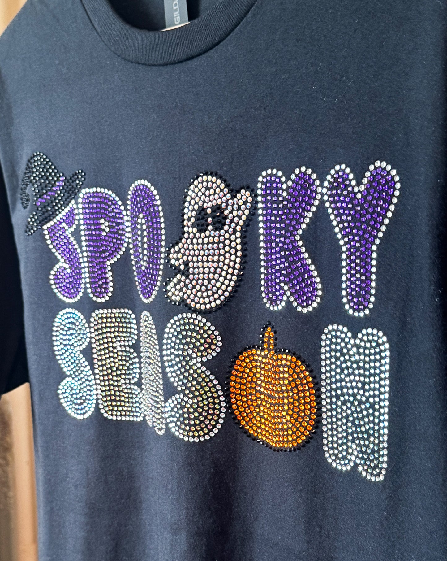Spooky Season Halloween Rhinestone Tee