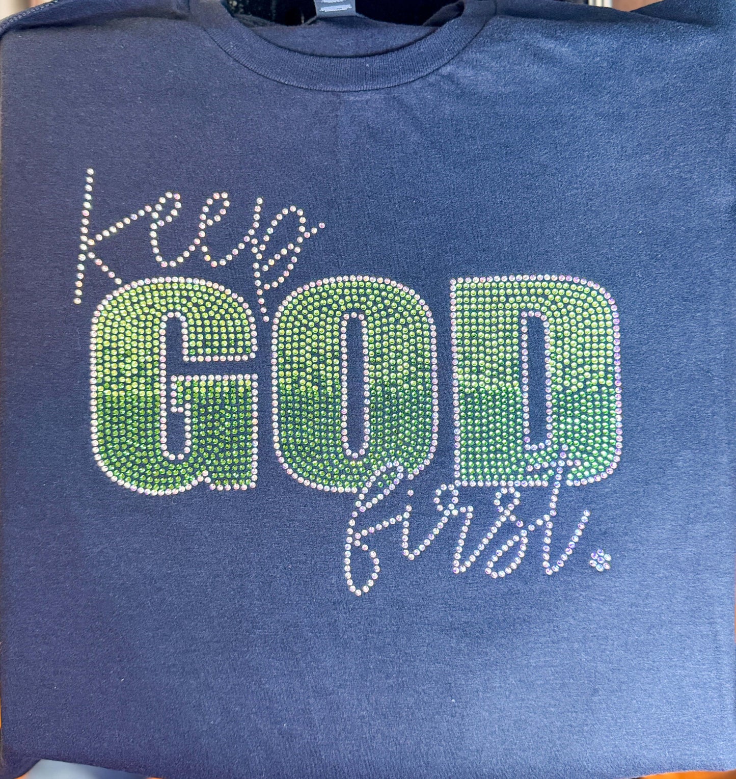 Keep God First Rhinestone T-Shirt