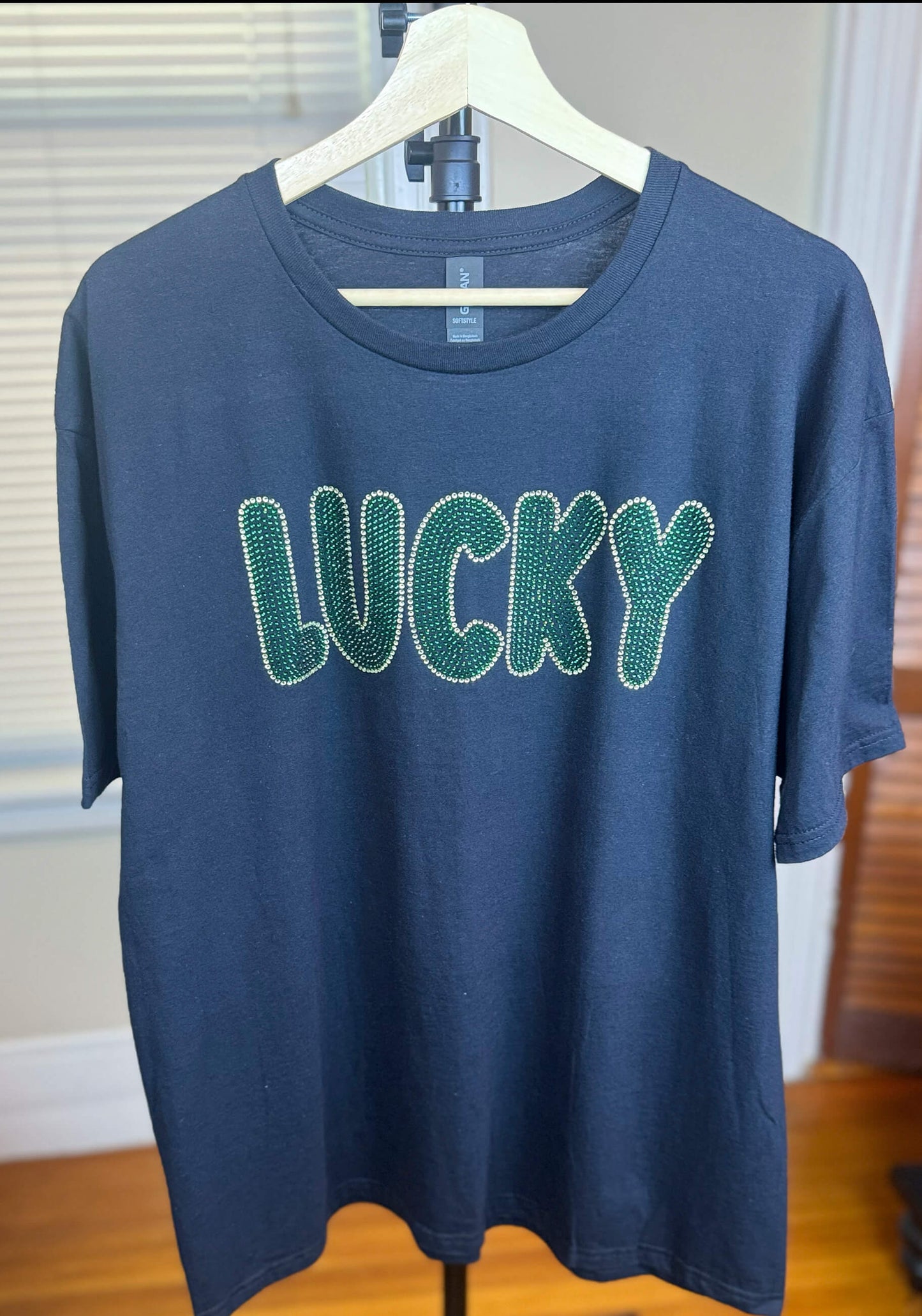Lucky Rhinestone St. Patrick's Day T-Shirt