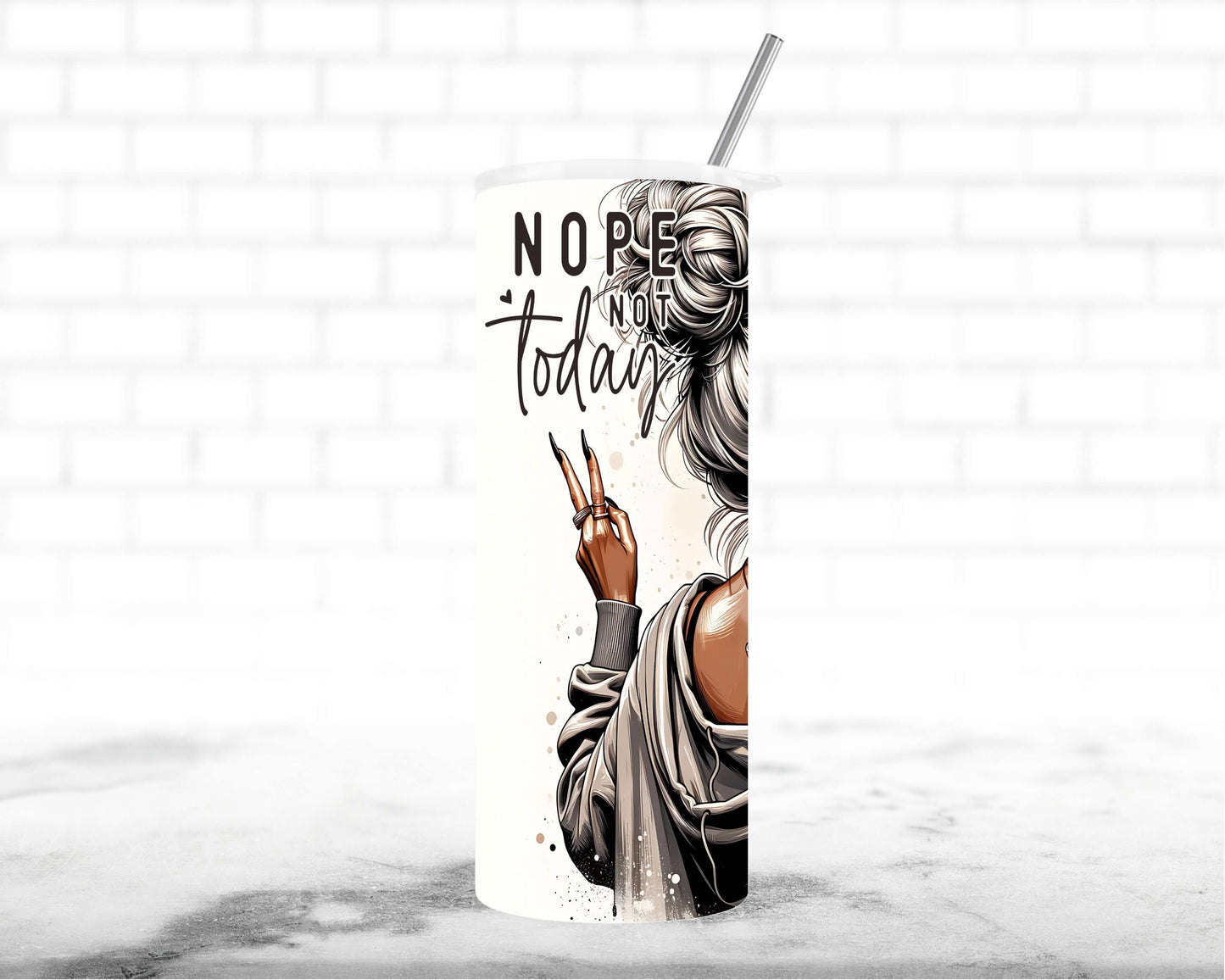 All Peopled Out Funny Tumbler