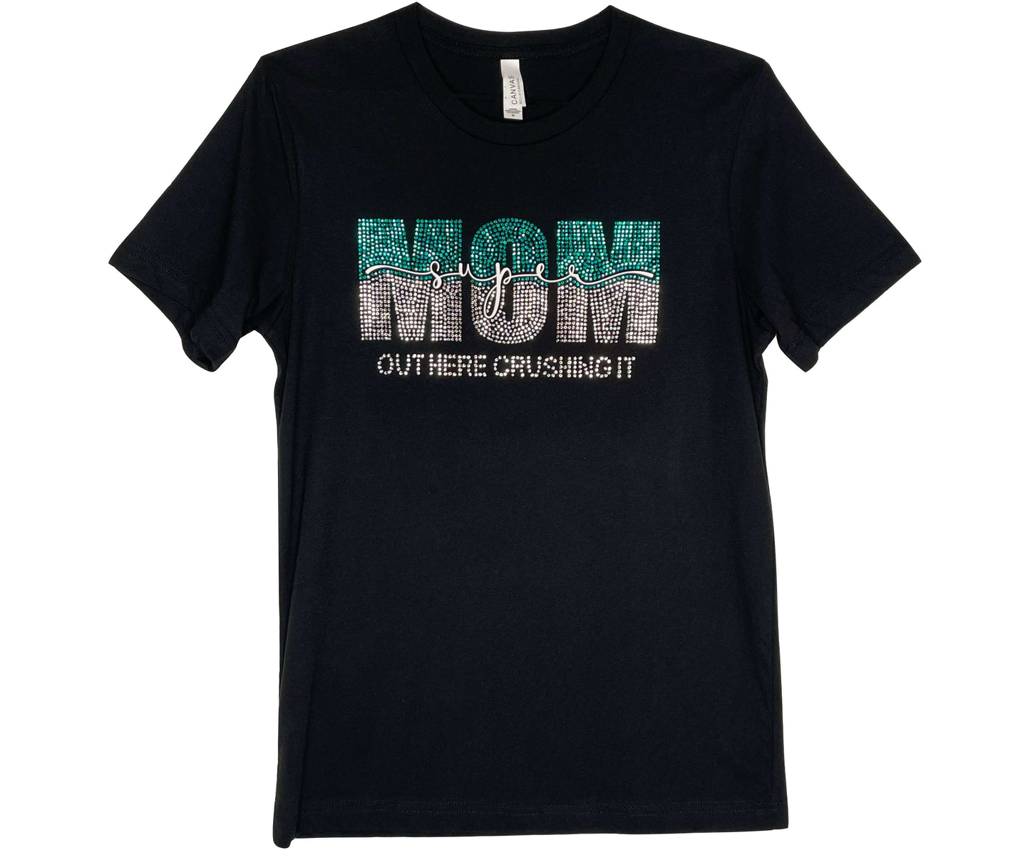 Crushing It Mom Rhinestone T-Shirt