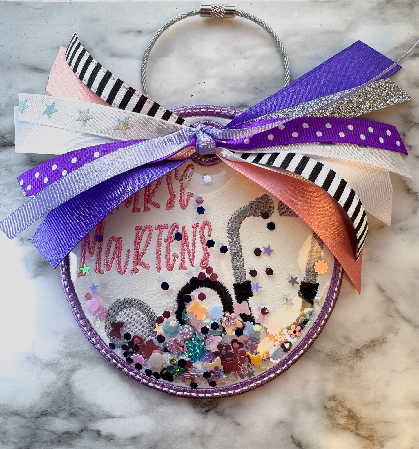 Personalized Nurse Shaker Bag Tag