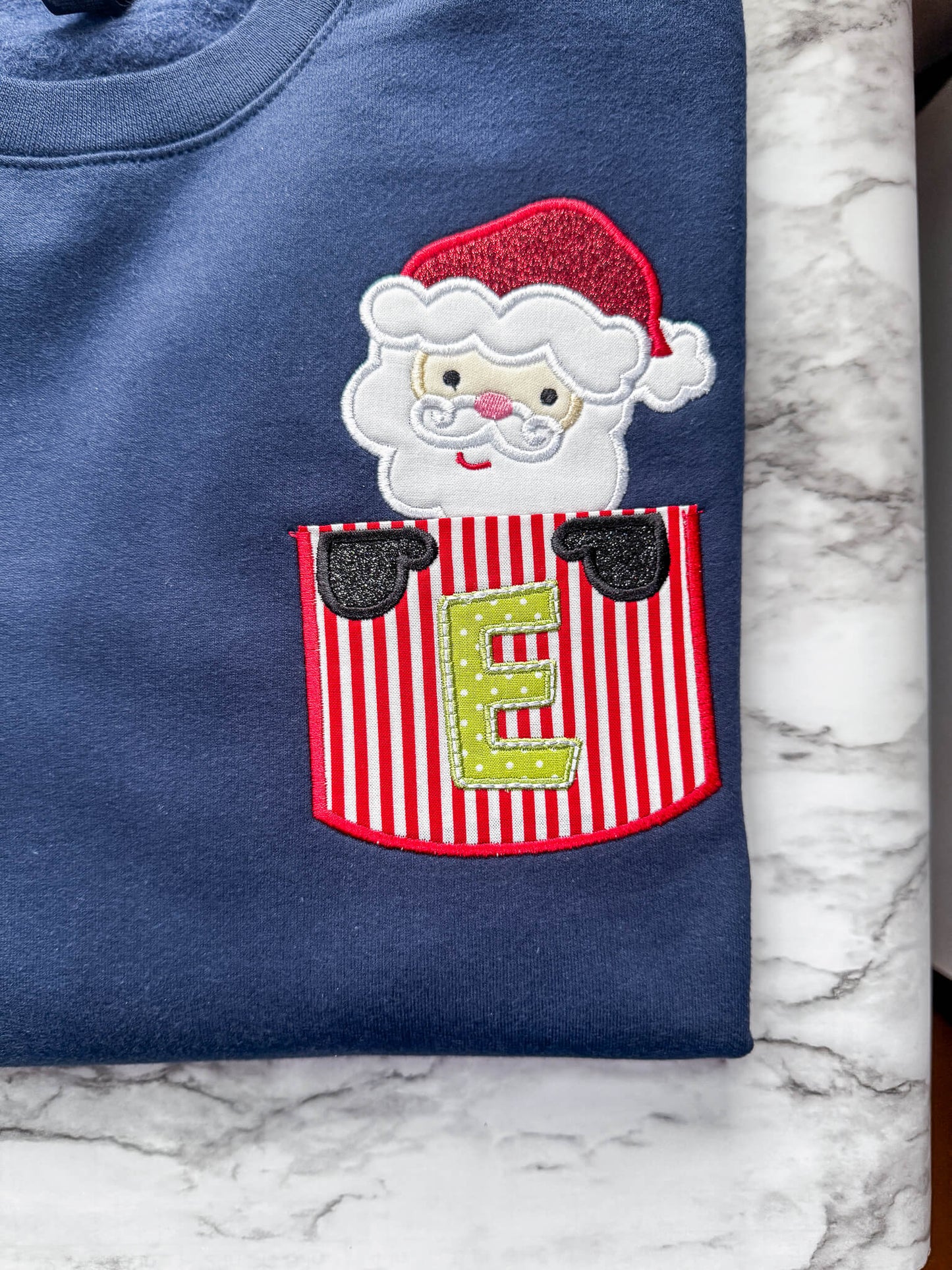 Santa Pocket Sweatshirt – Custom Christmas Sweatshirt