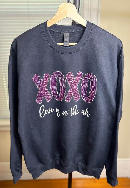 Love is in the Air Rhinestone Sweatshirt