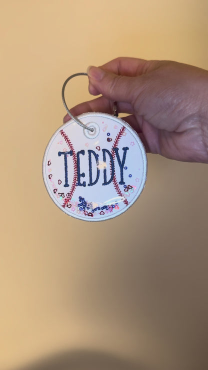 Custom Embroidered Baseball Bag Tag